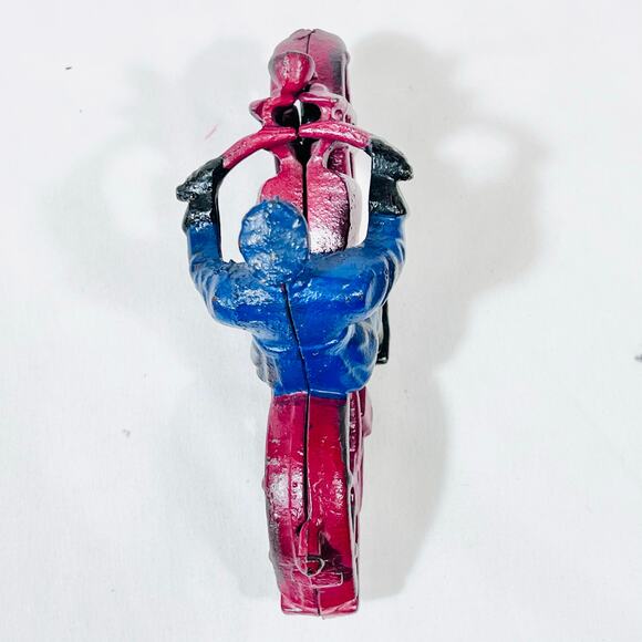 Vintage Iron Art Patrol Motorcycle Cast Iron Toy Policeman Reproduction 60s - Picture 6 of 14